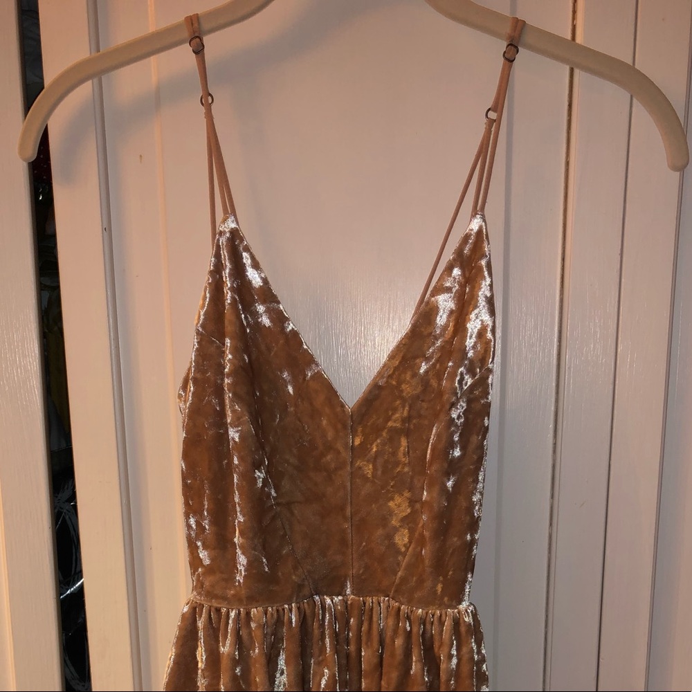 Urban Outfitters Velvet Romper